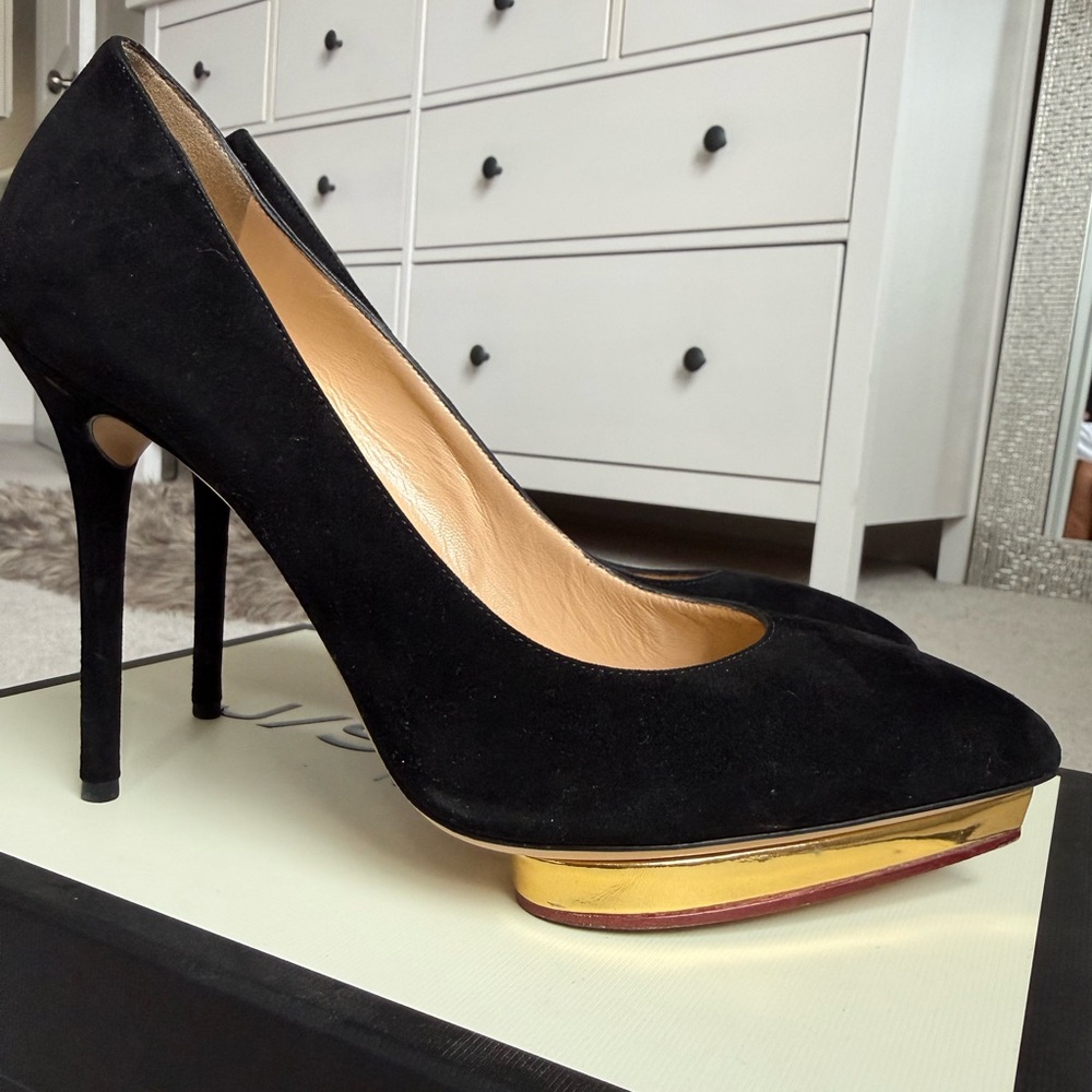 Charlotte Olympia Classic Black Heels